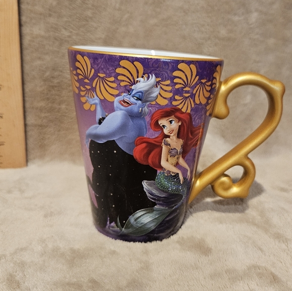 Disney Fairytale Designer Collection Little Mermaid Ariel Ursula Coffee Mug - Picture 1 of 4